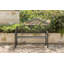 Banc de jardin en acier durable Barty