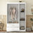 3-Door Mirror Wardrobe with shelves