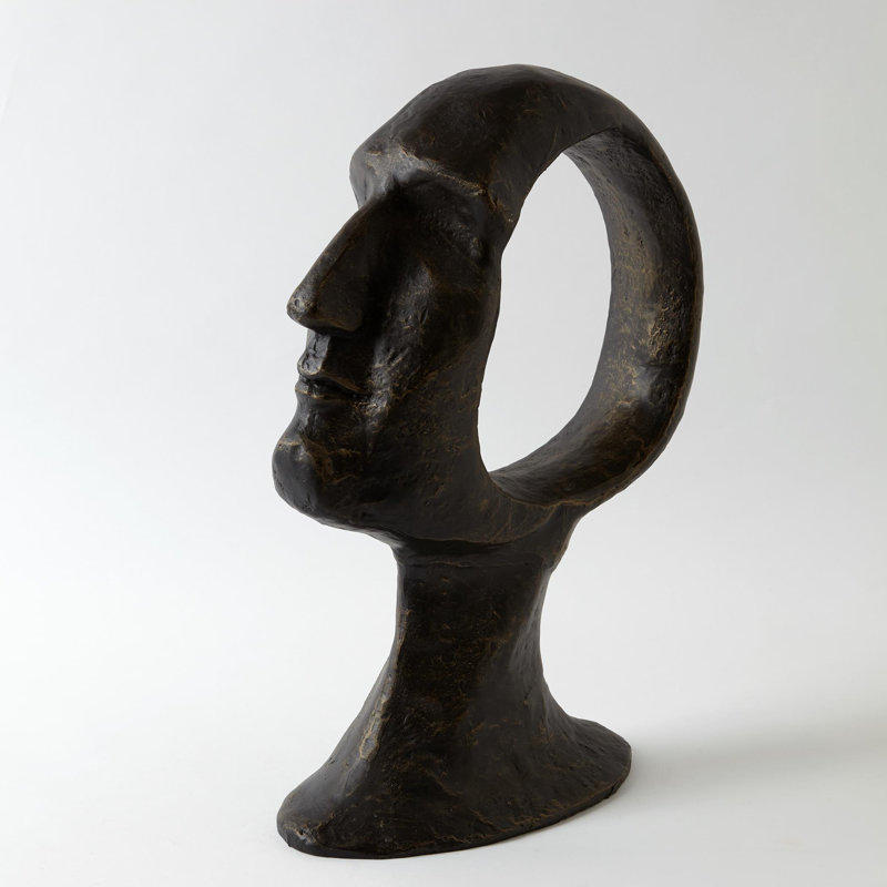 Hollow Head Woman, 18.25" H x 13" W x 6" D