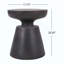 Table d'appoint d'extérieur en béton léger-456953966