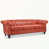 Orange Faux Leather