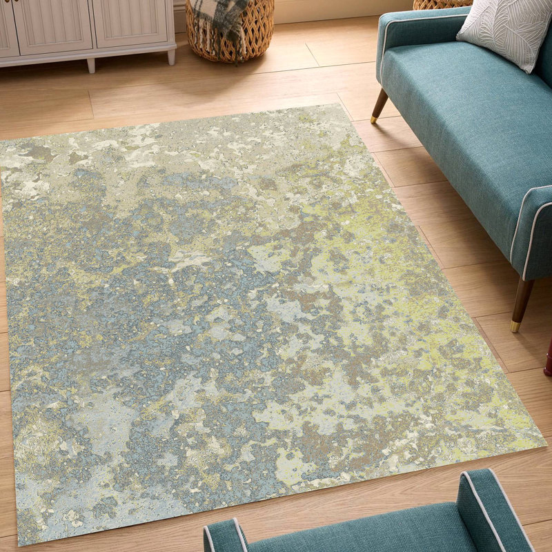 Artistic Area Rug, Rectangle 5'3" x 7'3", Gray