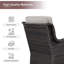 Ensemble de chaises berçantes et pivotantes 360 degrés Mickala-977050438-977050436