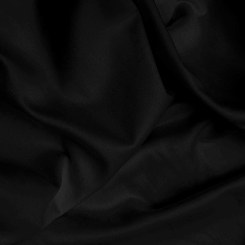 Ensemble de housse de courtepointe en satin, Housse de couette grand + 2 taies d'oreiller, Noir, noir, noir, noir