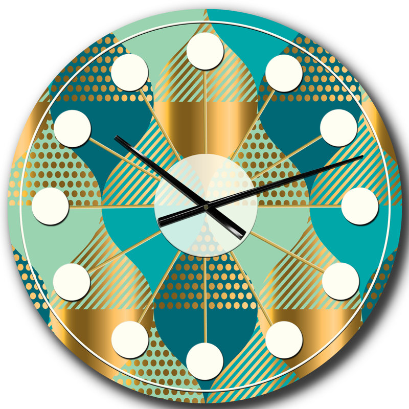 Horloge murale de luxe Mid-Century, Grand