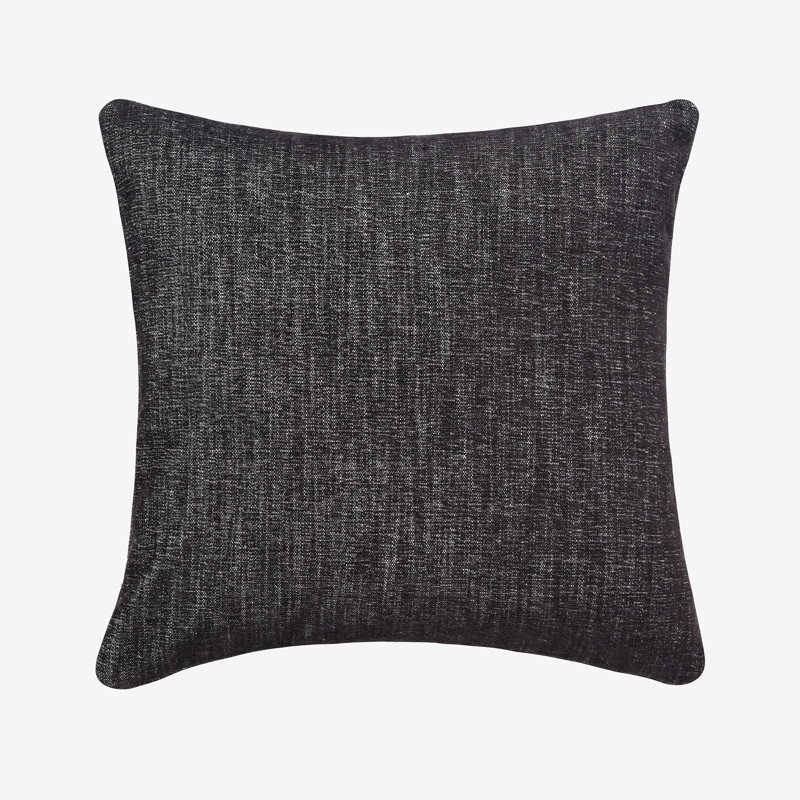 Aherine Square Cushion Cover, Black