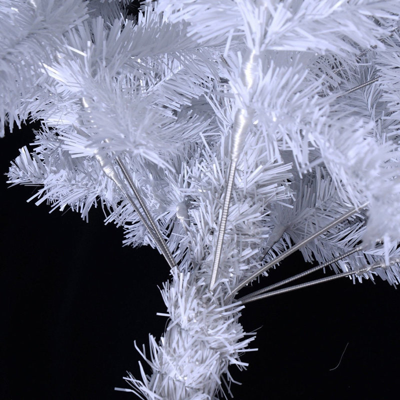 Arbre de Noël 58,8 po H blanc pin floqué / givré