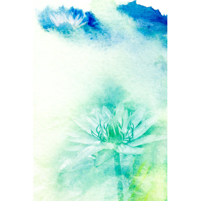 Flower Watercolour Illustration - Wrapped Canvas Painting