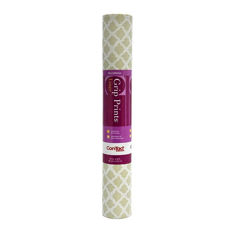 Grip Prints Non-Adhesive Non-Slip Vinyl Liner For Shelf, Drawer and Counter Tops