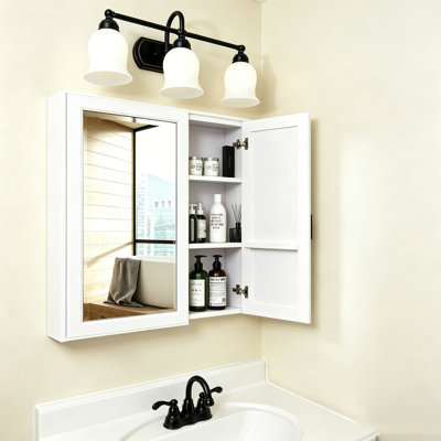 W H Medicine Cabinet Mirror