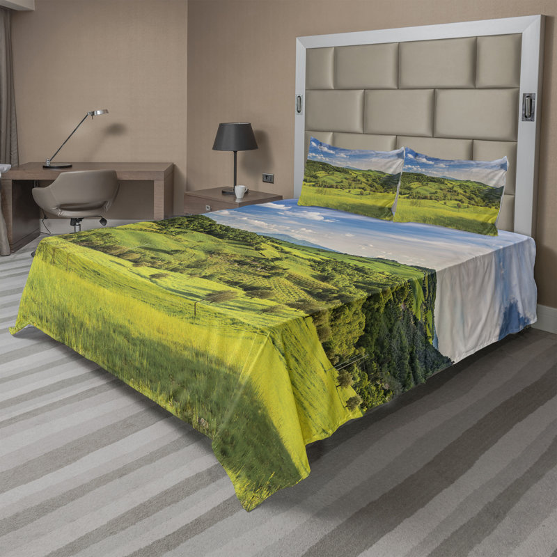 Microfiber Sheet Set, Cal.King Sheet Set + Fitted Sheet + 2 Pillowcases