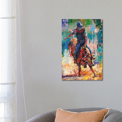 8 Seconds by Jos Coufreur - Wrapped Canvas Painting