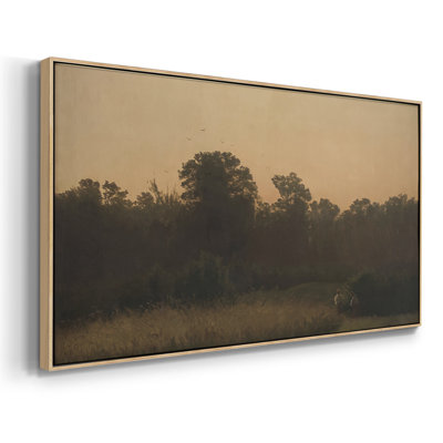 Série paysage - CDLXVI - Toile tendue avec châssis encadré - Prêt à être accroché