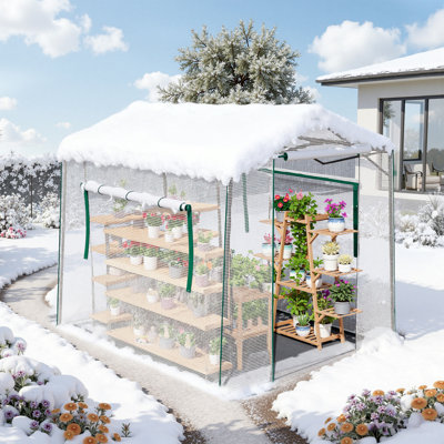 Joyside 8.5' W x 11' D Hobby Greenhouse