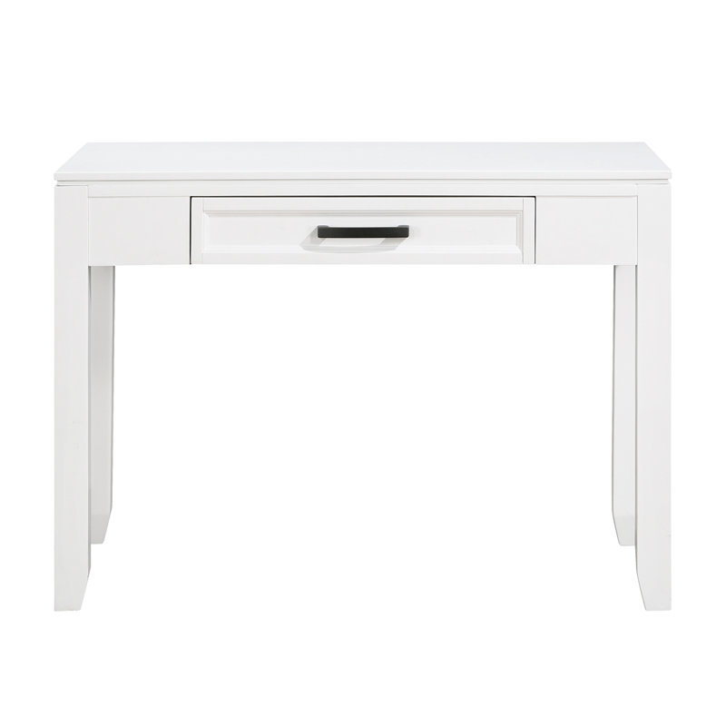Bureau d'écriture avec tiroir, meubles en bois 1Pc, Blanc