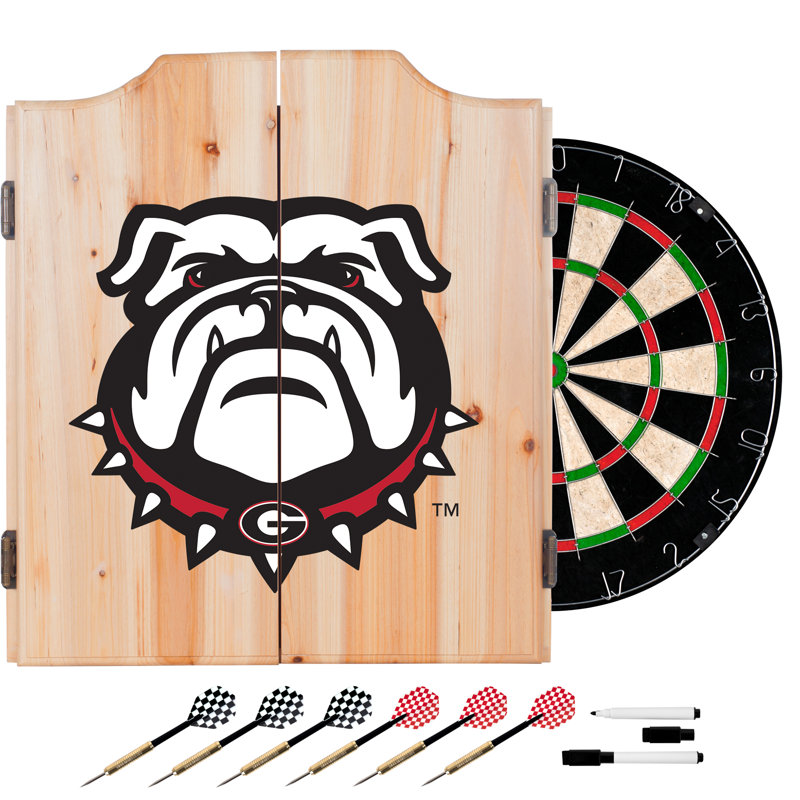 Armoire pour jeu de fléchettes University of Georgia Bulldog