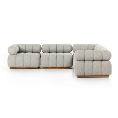 Martinique 110" Teak Patio Sectional
