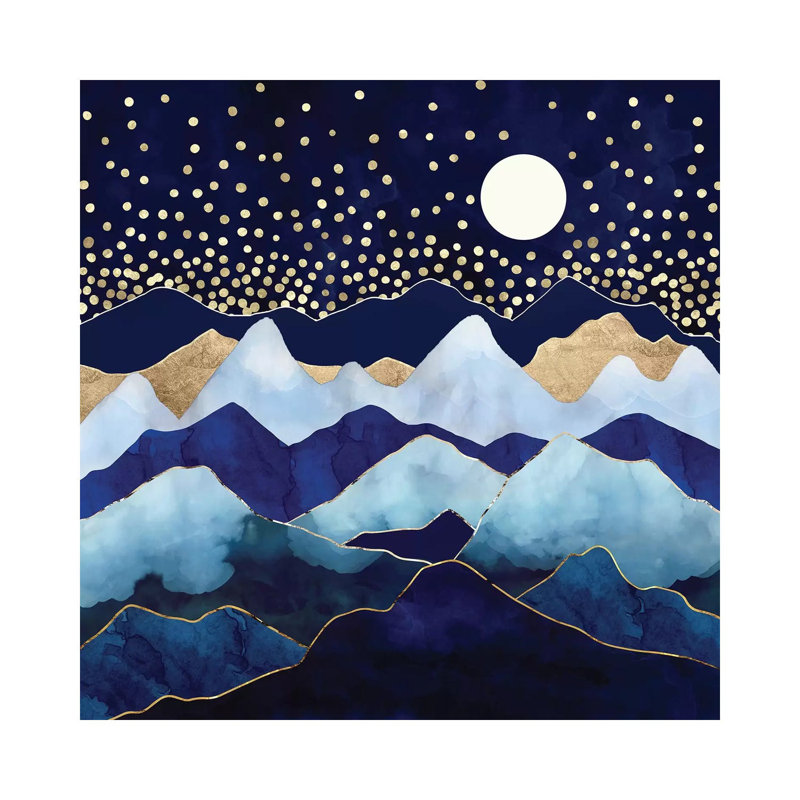 Firefly Stars by SpaceFrog Designs - Wrapped Canvas Painting, 30.48 cm H x 30.48 cm W
