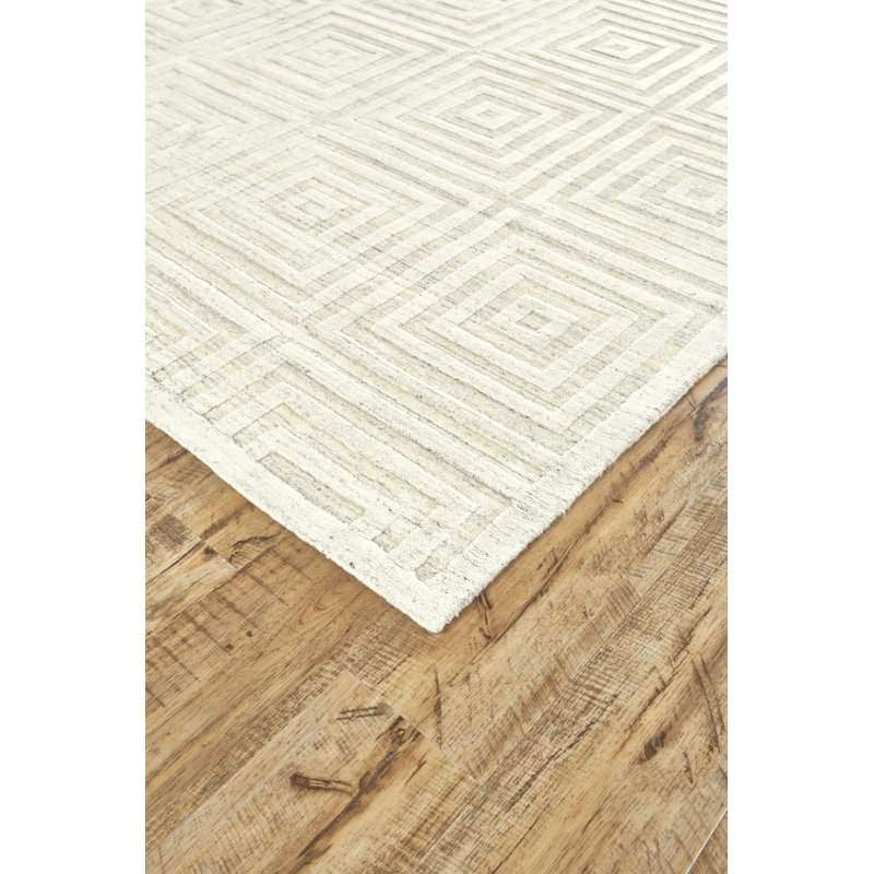 King's Lynn Viscose Geometric Indoor Rug, Runner 2'6" x 8'