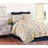 Natural Home Blue/Yellow/Gray/White Cotton Reversible Quilt Set-680028191