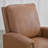 Bracking Upholstered Manual Push Back Recliner-1517759796