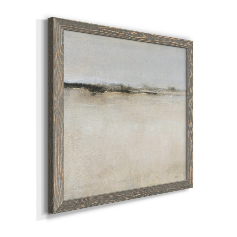 " Subtle Scape II " Painting Print, 31.5" H x 31.5" W x 1.5" D, Gray Framed