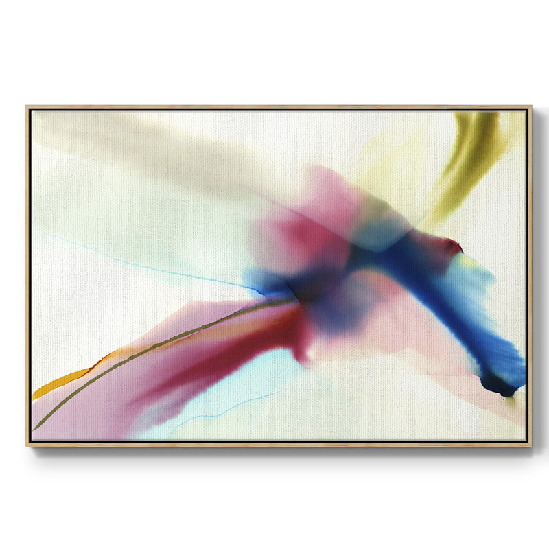 Impression sur toile encadrée, H 25 po x l 37 po x P 2 po, Toile naturelle avec cadre flottant