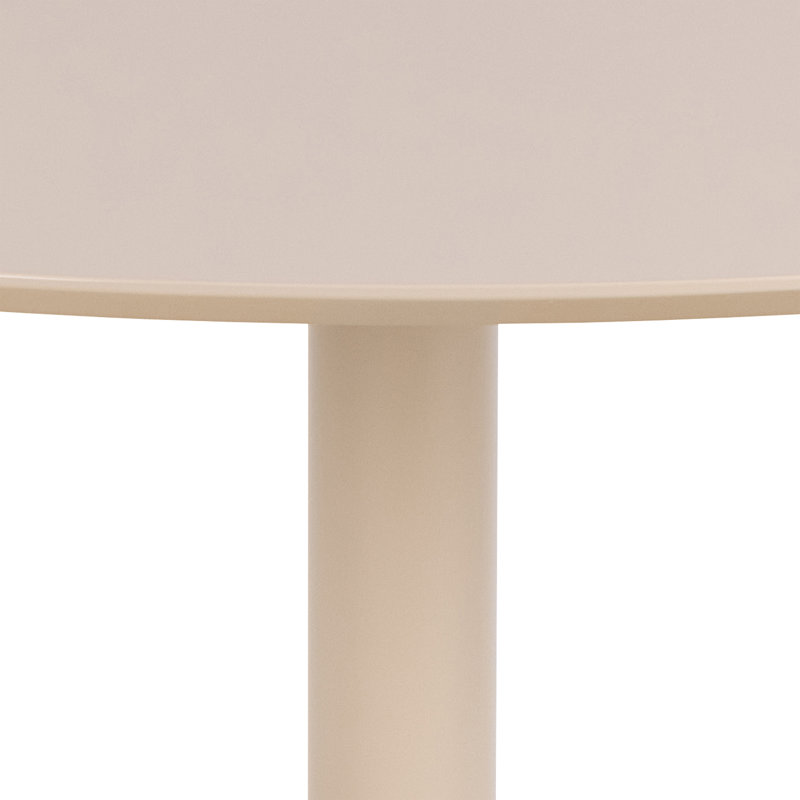 Round Metal Base Dining Table