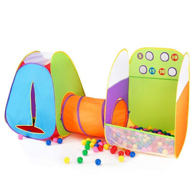 Kids Play Tent - Indoor & Outdoor Rainbow Playhouse for Toddlers, Easy Setup, Lightweight, Portable, Fits 2-3 Kids, Durable Polyester with Fiberglass -  EighteenTek, 8021-ETK-20250416