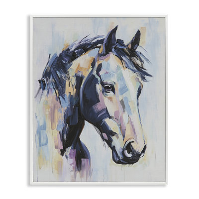 Vivid Equine Portrait Framed Giclee, design by Svetlana Aleynikova