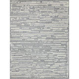 Exquisite Rugs Carmel Handmade Hand-Tufted New Zealand Wool On Canvas Natural Gray/Ivory Area Rug