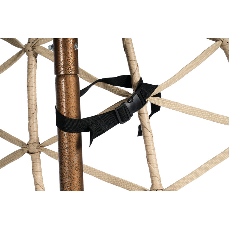 Fauteuil à œufs d'extérieur: tissé à la main, structure en fer, coussins respirants pour la terrasse du balcon - chambre à coucher