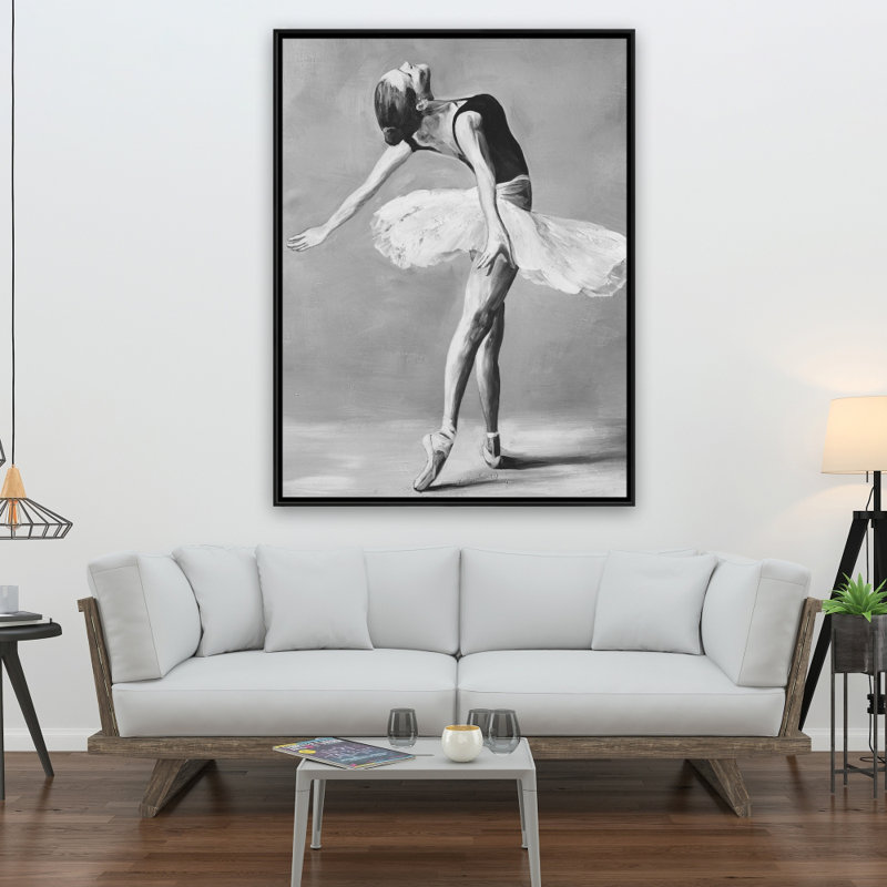 Classic Ballet Dancer Print On Canvas