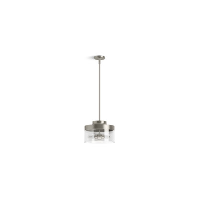 Purist 12-1/2 In. Two-Light Pendant