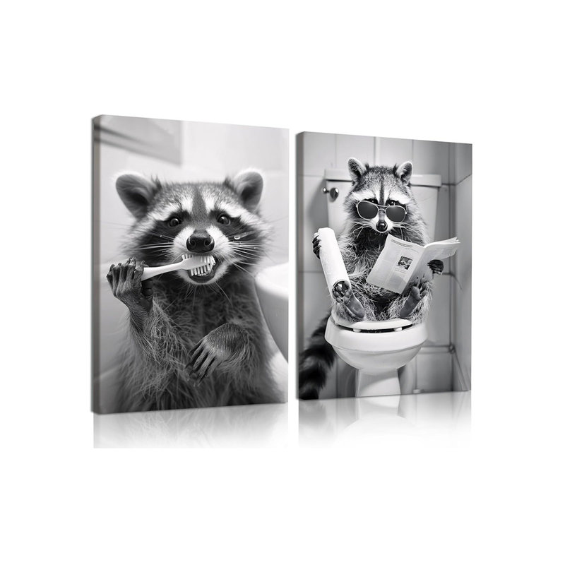 2 Piece Wrapped Canvas Print, 60 cm H x 40 cm W