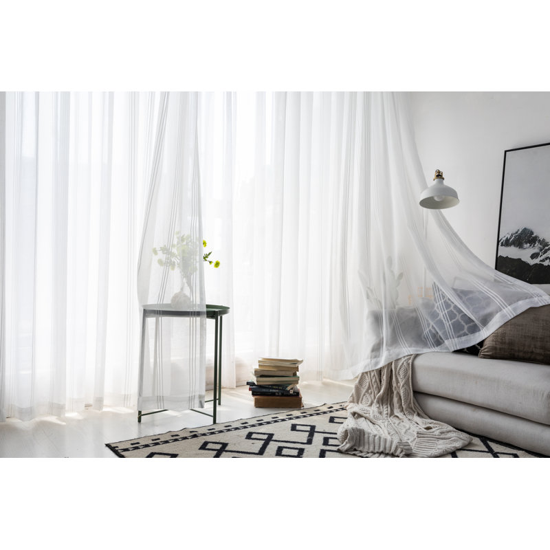 Rideau simple Barba, L 54 po x L 95 po