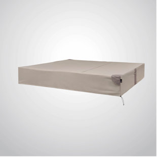 Couvercle de spa Modern Leisure Renaissance, carré 86 po x H 14 po, gris