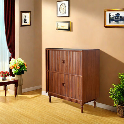 Solid Wood Accent Cabinet