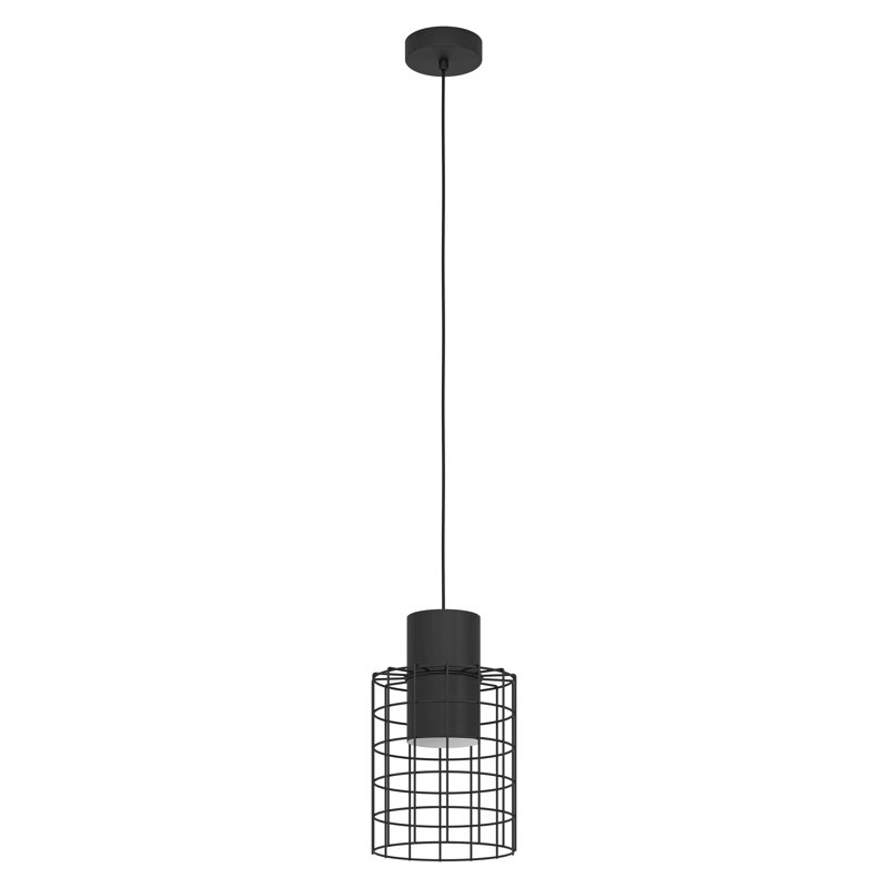 Metcalfe 1 - Light Single Pendant, Black, 110cm H x 20cm W x 20cm D
