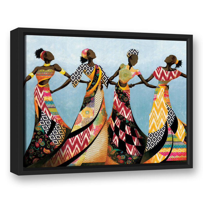 «Dancing In robes», reproduction sur toile, H 17,75 po x l 21,75 po x P 1,75 po