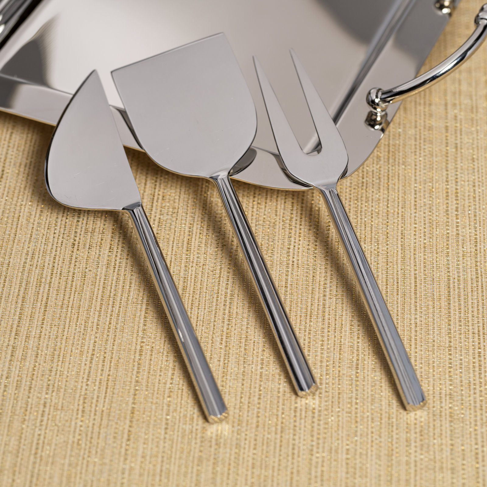 Latis Stainless Steel Cheese Serving Set