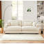 Canapé moderne en velours 2 places avec accoudoirs et coussins renforcés - combinaison flexible-697788651