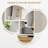 Topbuy Geometric Bookshelf 47-Inch Bookcase w/ Multiple Open Shelves Anti-Tipping Devices-99057522