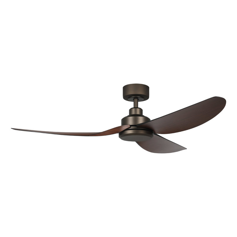 Cutshall 56 inch Ceiling Fan, Dark Brown Wood/Oil Rubbed Bronze