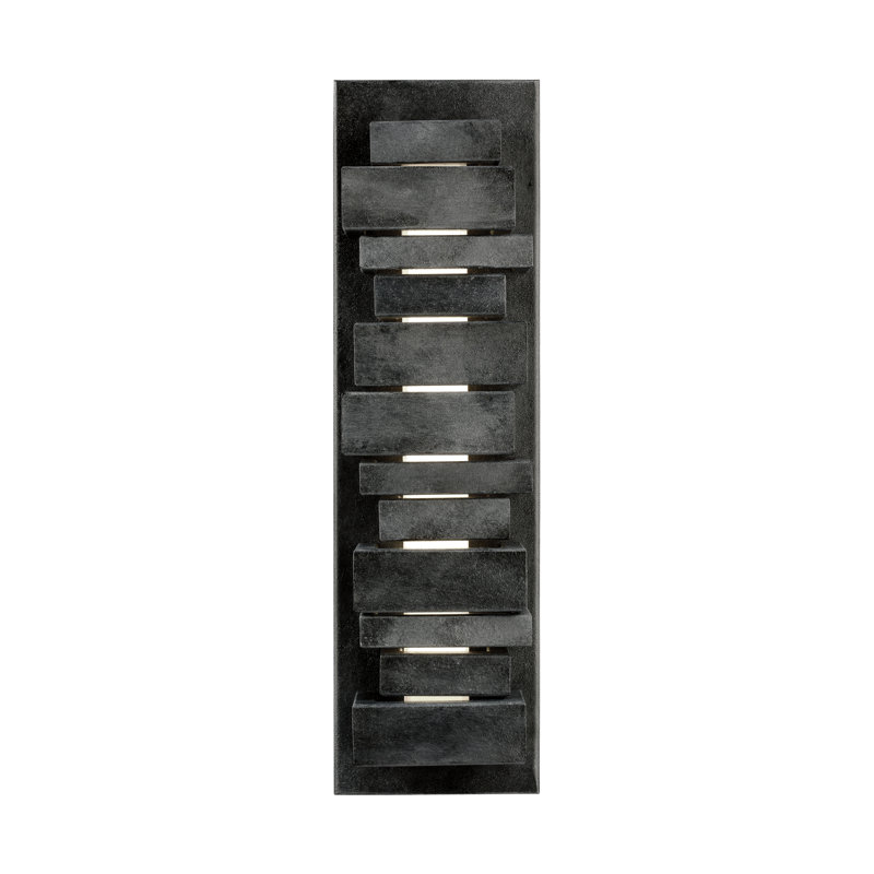 Ledgend LED Outdoor Flush Mount, 17.5" H x 5" W x 3.75" D