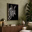 Zebra Profile Minimalist - Print-136705598-136705597