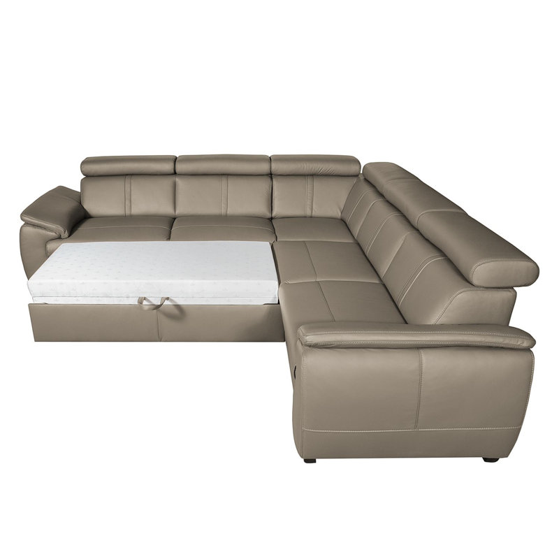 Reimann 5 Seater Sofa Bed, Latte