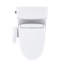 TOTO Redington WASHLET+ S2 One-Piece Elongated 1.28 GPF Universal Height Toilet with CEFIONTECT, Cotton White - MW6723346CEFG#01