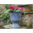Lattice Urn in Black with White-2046116236
