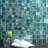 Swimming Pool Random Sized Straight Edge Glass Mosaic Tile-54521604